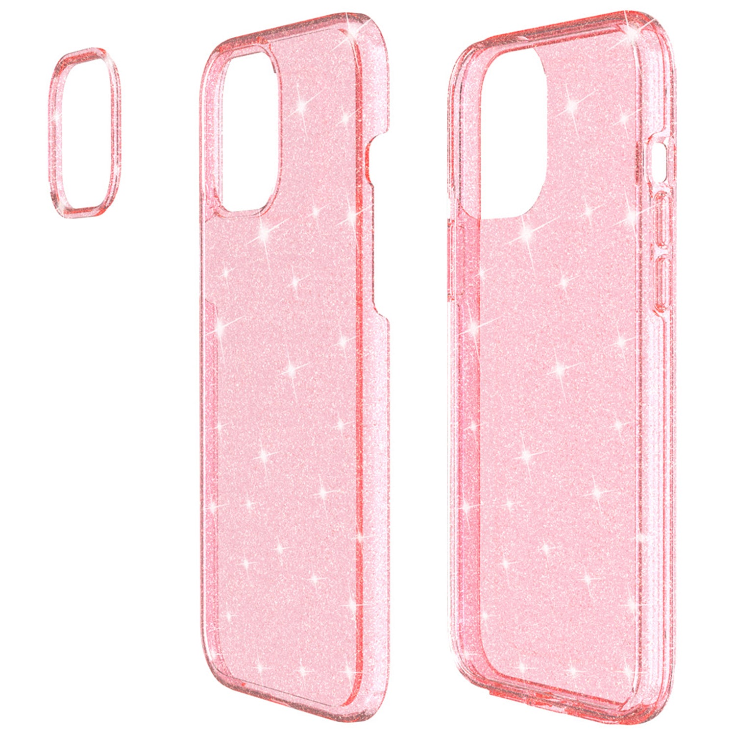 Shiny Transparency Phone Case for iPhone 12 Pro/12 (6.1") - Clear