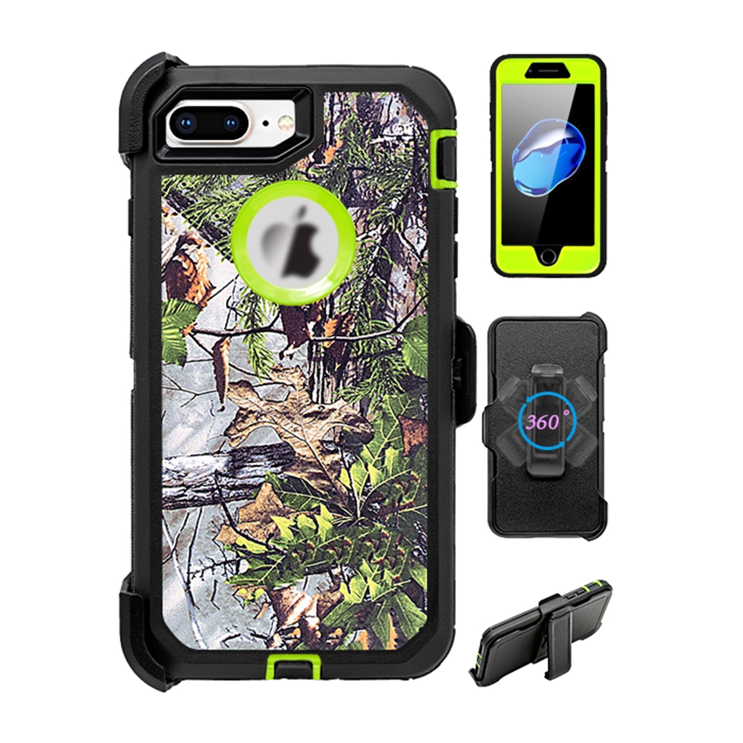 iPhone 8 & 7 Plus Design Full Protection Heavy Duty Case