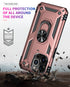 iPhone 14  Pro Dual Colors Ring Magnetic GPS car mount Phone Holder Case