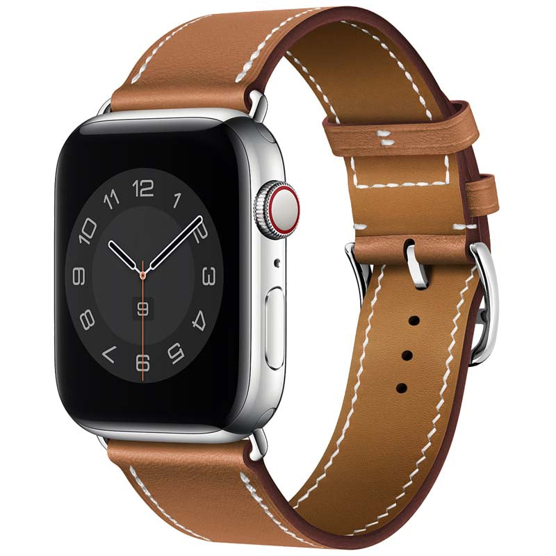 42/44/45/49 mm Color series leather strap suitable for Apple watch8/Ultra