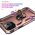 iPhone 14  Pro Dual Colors Ring Magnetic GPS car mount Phone Holder Case