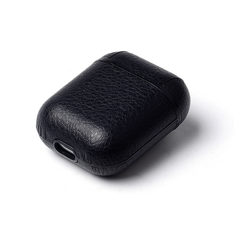 AirPods Case Protective Leather Cover and Skin Compatible with Apple AirPods