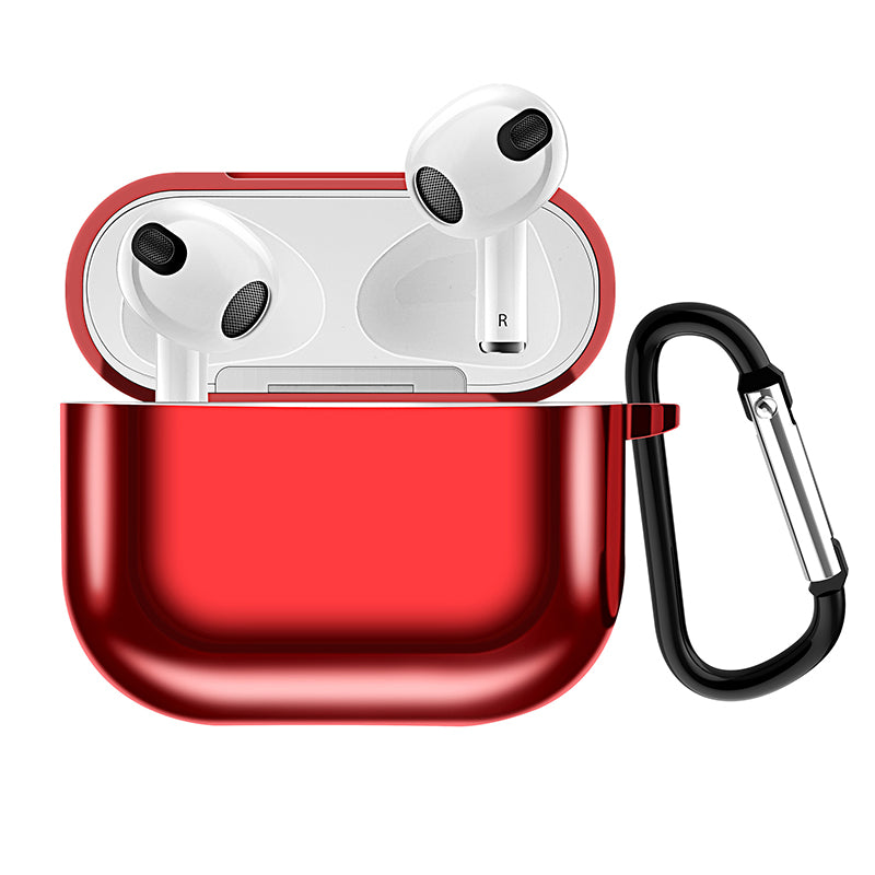TPU electroplated protective cover for apple AirPods 3