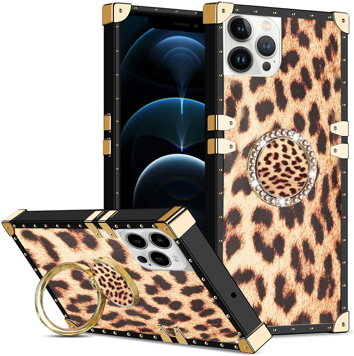 iPhone 13 Pro TPU Luxury  Fashion Case with Kickstand