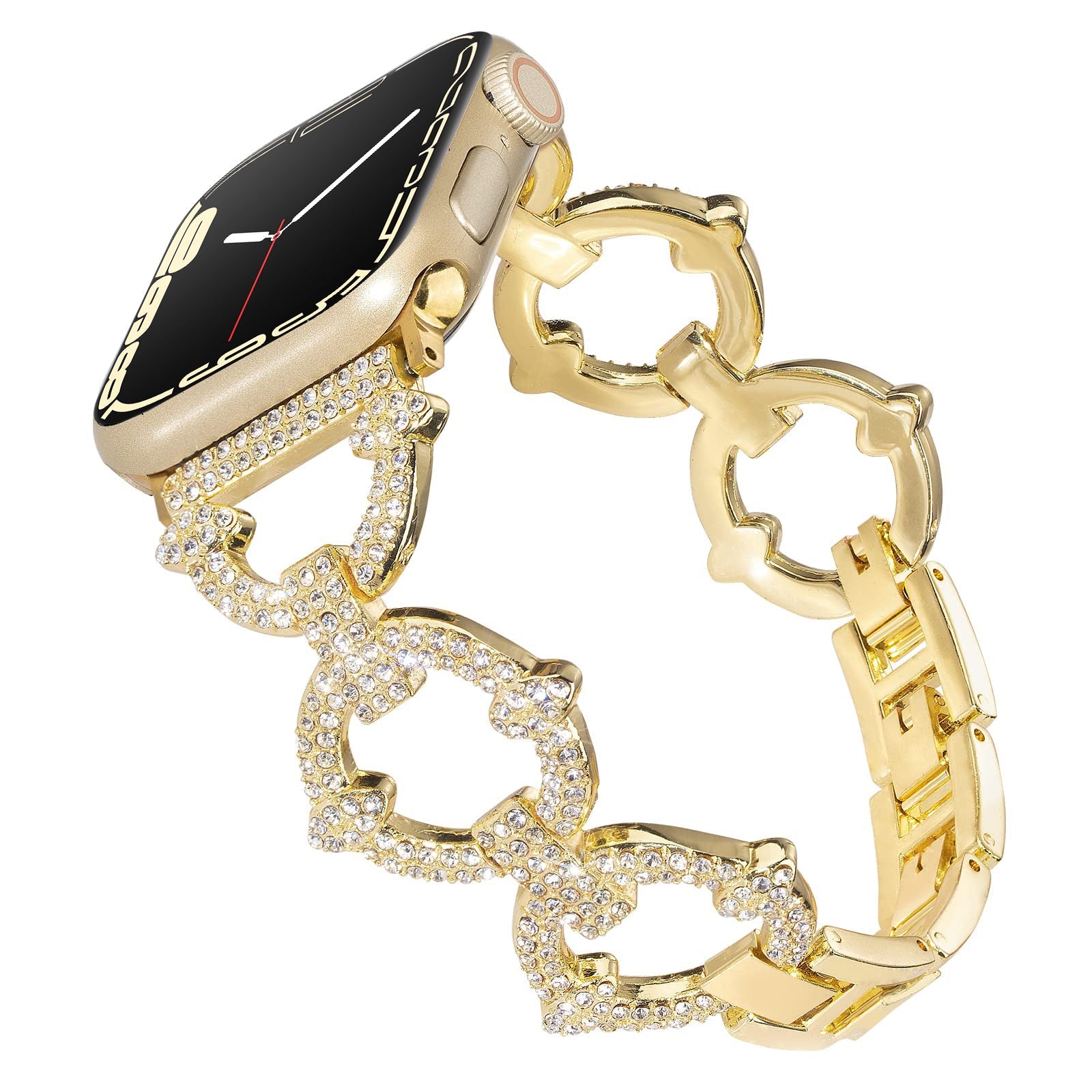 42/44/45mm Apple watch strap 2/3/4/5/6/7 diamond circle metal watch strap