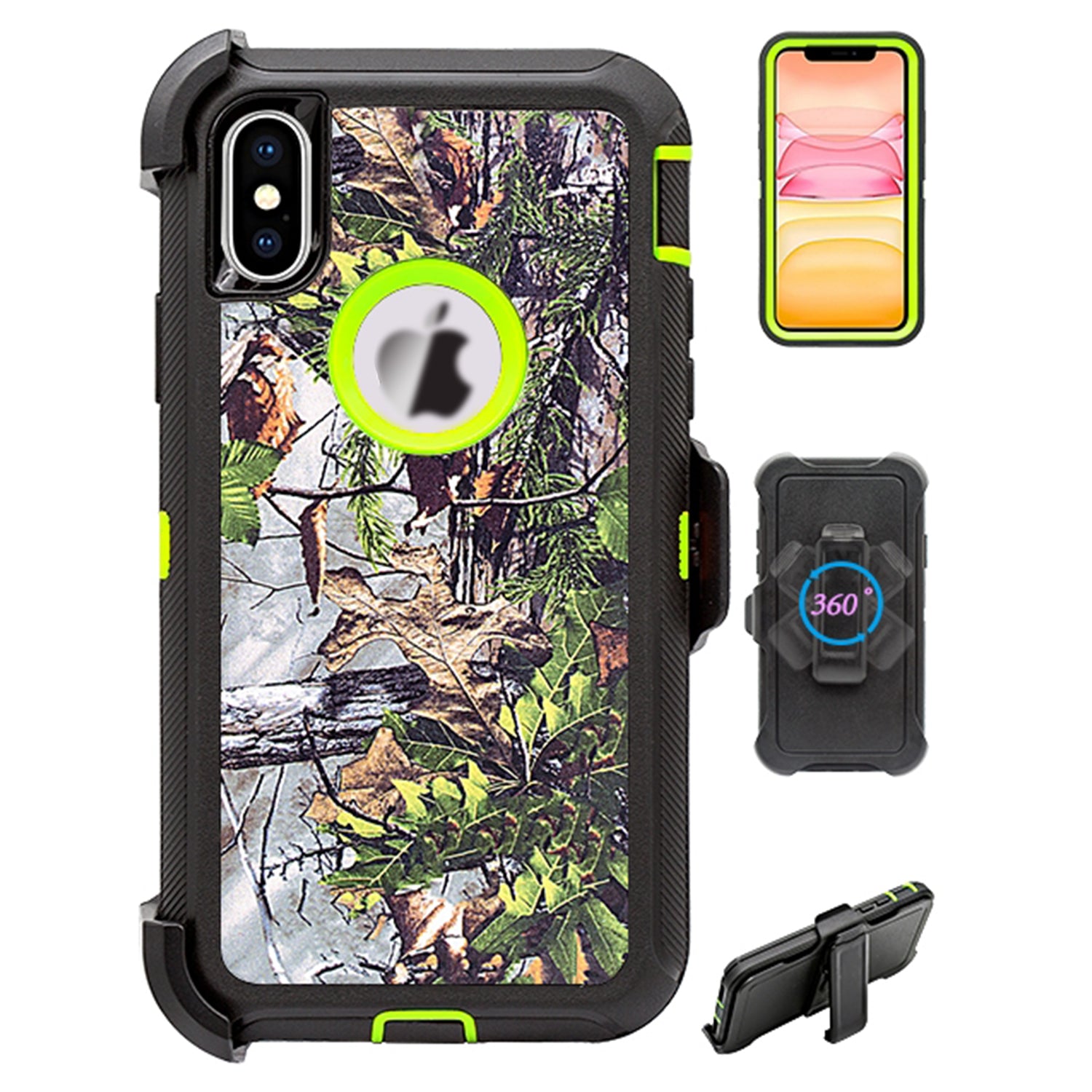 Design Full Protection Heavy Duty Case for Apple iPhone Xs Max(6.5")