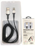 5FT Coiled Fast Charging USB Type C Cable for Smart Devices