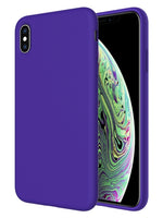 Colorful Liquid Silicone Gel Rubber Case for iPhone Xs Max