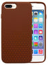 Shockproof Cover Protective Ultra Slim Fit Anti-Scratch Case for iPhone 8/7/6 Plus- Brown