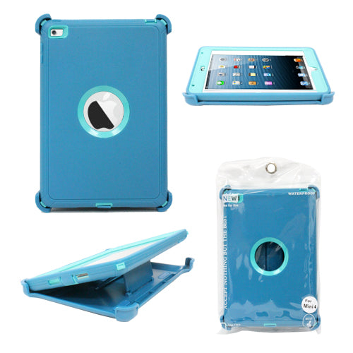 Full body & Heavy Duty Protection for IPad Mini 4 Case with Shock Reduction Plastic Built-in Screen Protector and Belt Clip