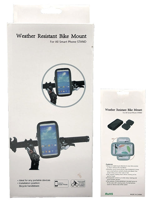 Weather Resistant Bike Mount for All Smart Phone Stand